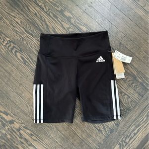 Adidas high-rise bike shorts, M
